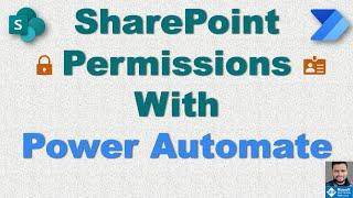 SharePoint Permissions with Power Automate