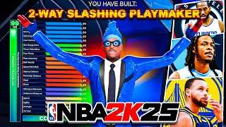 *NEW* GAME-BREAKING 2-WAY SLASHING PLAYMAKER BUILD IS BACK! 4-WAY DEMIGOD BUILD in NBA2K25!