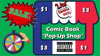 Comic Book Pop-Up Shop!! Comics for sale CHEAP! Marvel , DC, IMAGE , SPIN 4 FREE Shipping