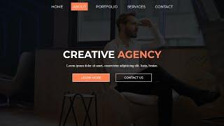 How to create a website Layout | Owl carousel full-width image slider