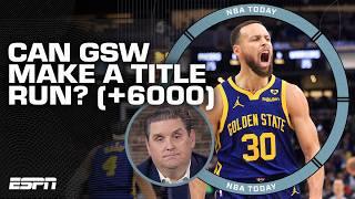 Windy gives the Warriors (+6000) the best chances to make a title run OUTSIDE the top-10 favorites 