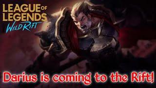 Finally, Darius is coming!