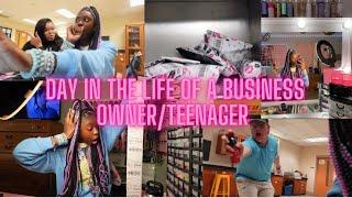 Day, in the life of a business owner/teenagers. ￼( FIRST VIDEO )