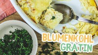 Low-Carb Blumekohl-Gratin - Essen ohne Kohlenhydrate