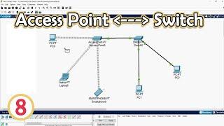 Access Point to Switch in Cisco Packet Tracer (explained)