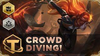 KATARINA CROWD DIVER tribal is AMAZING! | Teamfight Tactics