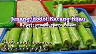 Jenang/dodol pandan kacang hijau  #jenang #dodol