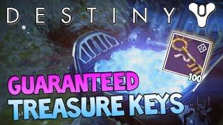 Destiny How to ALWAYS Get Treasure Keys | BEST "TREASURE KEY FARM"