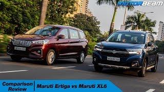 Maruti Ertiga vs Maruti XL6 - Comparison Review | MotorBeam हिंदी