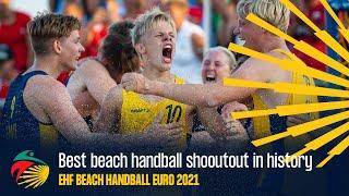 Best beach handball shooutout in history |  Beach Handball Euro 2021