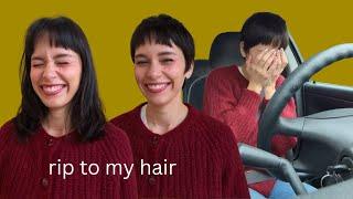 I tried emma chamberlain's hair theory (cutting all my hair off)