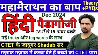 CTET मैराथन क्लास | हिंदी पैडागोजी | Complete Hindi Pedagogy in one video by Shadab Alam | CTET 2024