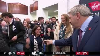 Nic Newman & his family on Roaming Brian after elimination final win - Carlton vs Sydney (1/2)