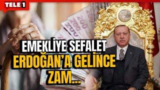 Emeklilere sadaka gibi ikramiye Erdoğan'ın emekli aylığına yüzde 50 zam!