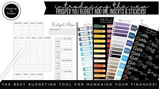 Introducing the BEST Budget Planner for Managing Your Finances! | Budget Inserts, Stickers, & More!