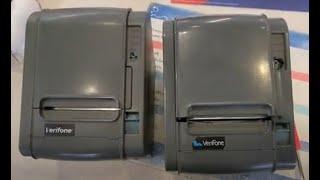 How To connect & functions of Verifone Receipt Printers