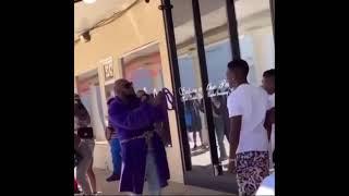 Man confronts Lil Boosie about Lil Nas X as he leaves store