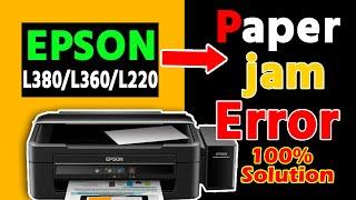 paper jam error epson