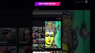 Digital Artwork Generation #ai #chatgpt #kamaldnp Create lard shree ram image using ai.