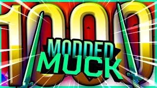 1000 DAY ULTIMATE SURVIVAL CHALLENGE in MUCK with OVER 2000 POWERUPS! | We Modded MUCK made by DANI