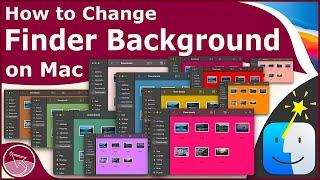 How to Change Finder Background Color on Mac   Mac OS Big Sur | 2021