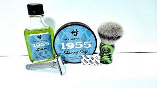 Yaqi Final Cut Adjustable Razor. Rex Supply Company 1955 Shaving Soap & Splash.