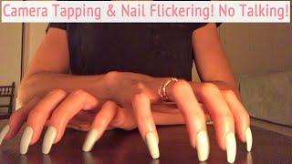 ASMR * Nail Flickering & Camera Tapping * Table Tapping/Scratching * No Talking * ASMRVilla