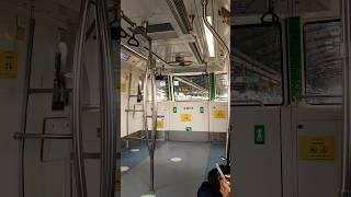 Delhi metro, cabin of the pilot (Magenta line) #dmrc #delhimetro #trendingvideo #delhi