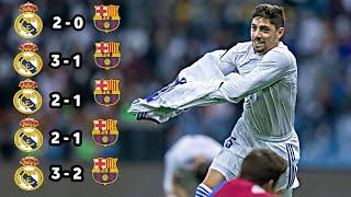 اخر 5 مباريات كلاسيكو عاقب فيها ريال مدريد برشلونة ● وجنون المعلقين Full HD