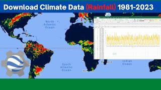 Download Climate Data (Rainfall) from 1981 - 2022 using Earth Engine API