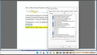 Run Internet Explorer in Windows 11 (10/7/21 Re-updated)