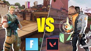 First look at the Valorant Map in Fortnite (Gameplay)