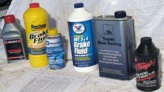 brake fluid discussion and comparison by froggy - 2 guide type use compare dot 3