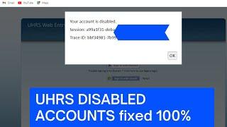 UHRS DISABLED ACCOUNT. How To Get Back Your UHRS Disabled Account. UHRS TRAINING 2021.