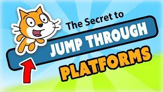 How-to code ONE WAY platforms in Scratch - e13