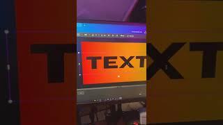 Add gradient to any text in Canva! #CanvaVerifiedExpert #shorts