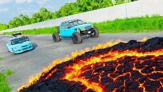 RACING On The Most Destructive BeamNG Map EVER!