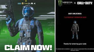 HOW TO GET FREE BLUE MONSTER ENERGY OPERATOR BUNDLE! (FREE Lo Profile Operator) - Modern Warfare 3