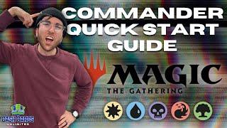 Quick Start Commander EDH | How to Play in 5 minutes | Complete Guide | MTG #mtg #magicthegathering