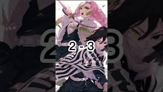 Shinobu & Giyu vs Obanai & Mitsuri|which couple is strong?|Demon slayer|