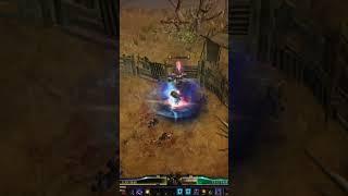 Grim Dawn fight with Acedian Aldric - Champion of the Pit #shorts