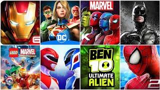 Top 15 Best SUPERHERO Games for Android 2024
