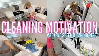 SPEED CLEANING MOTIVATION 2025 / SUNDAY RESET CLEAN WITH ME / WHOLE HOUSE RESET