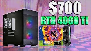 BEST $700 RTX 4060 TI Gaming PC 2023  | Ryzen 5 5600 + RTX 4060 TI