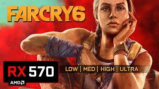 FARCRY6 | Gameplay Benchmark| i7-3770 Rx 570 | All Settings Tested | 1080P