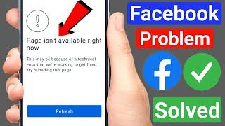 How To Fix Page isn't available right now Facebook
