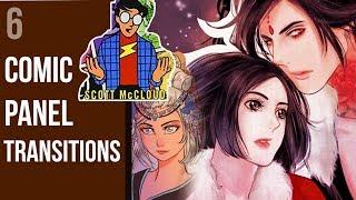 Comic Panel Transitions | Understanding Comics by Scott McCloud with examples