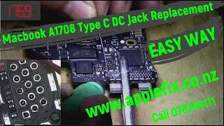 Macbook a1708 820-00840 type dc jack replacement & Diagnostic | macbook Repair Hamilton NZ AppleFix