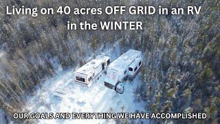 OFF GRID Winter Prep ep. 8 - SURVIVING FREEZING TEMPERATURES, RENOS & INSTALLATION CONTINUES