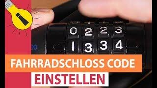 Fahrradschloss Code ändern - Das Fahrrad Zahlenschloss einstellen - So geht's